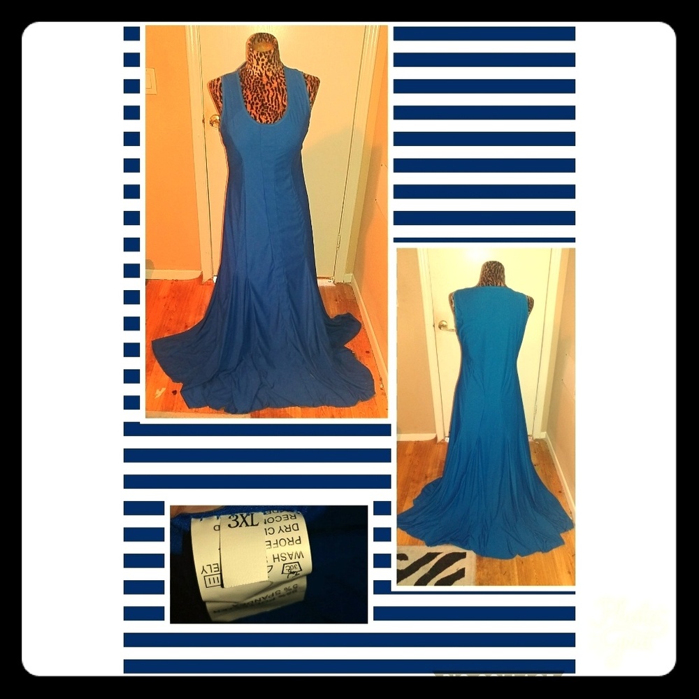 Long Blue Dress